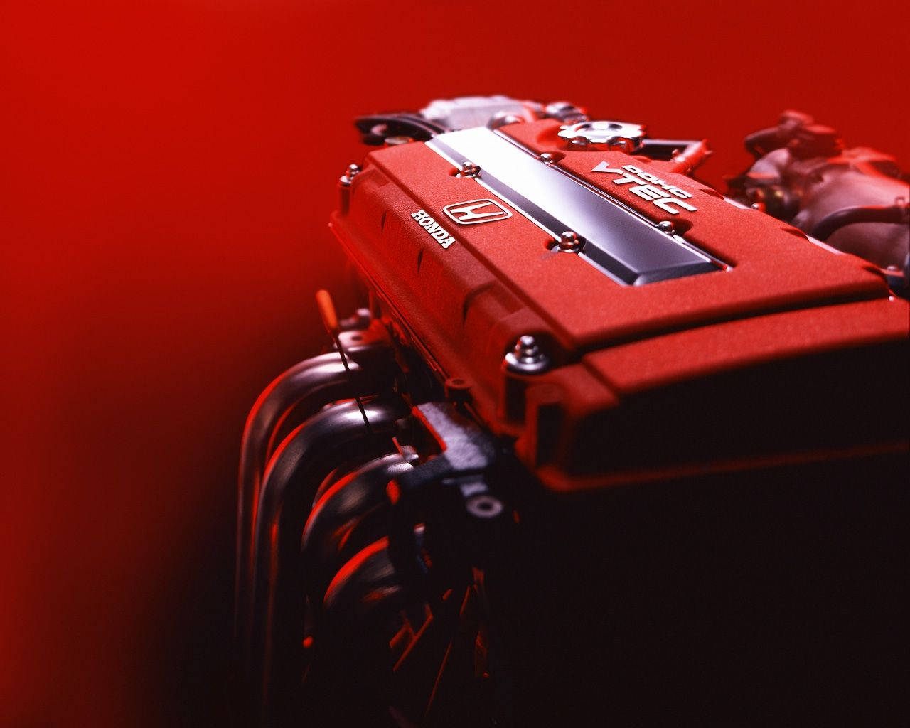 Honda Red V-tec Engine