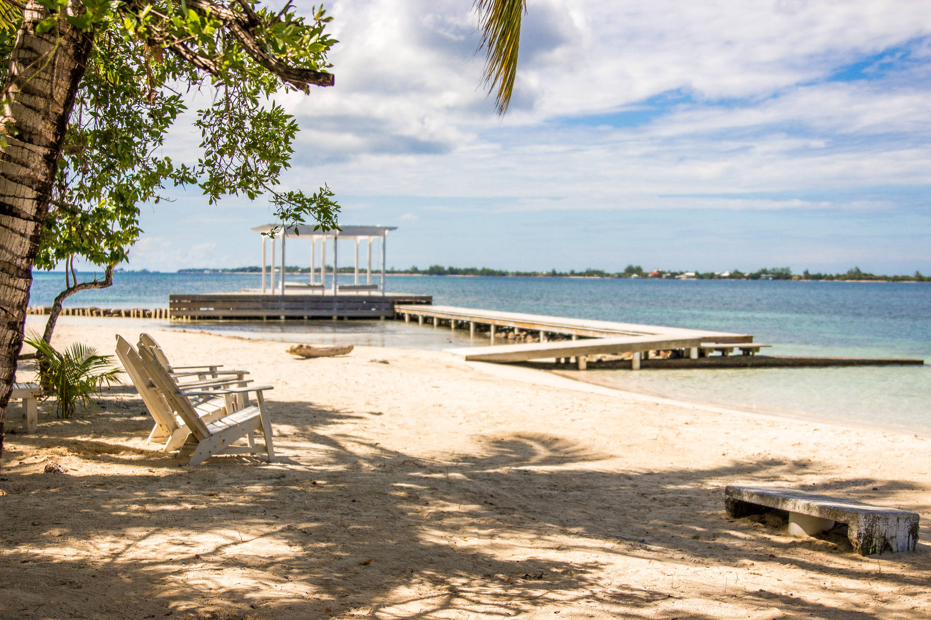 Honduras Peaceful Island Background