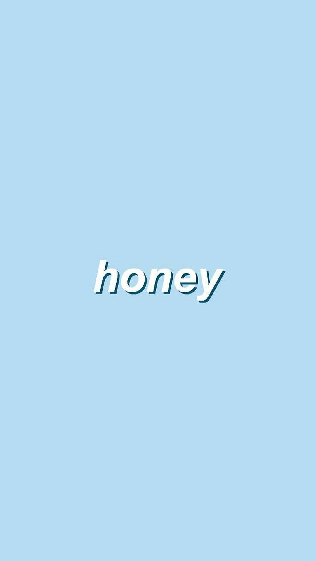 Honey Aesthetic Words Background
