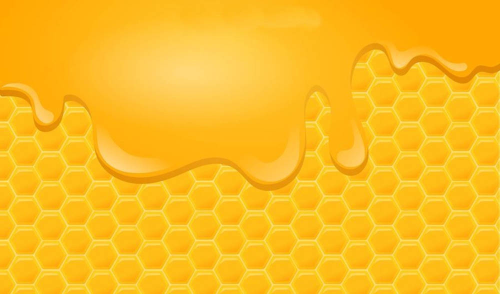 Honey Drip Digital Art Background