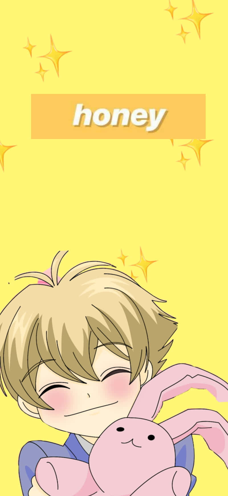 Honey Senpai With Bunny Background