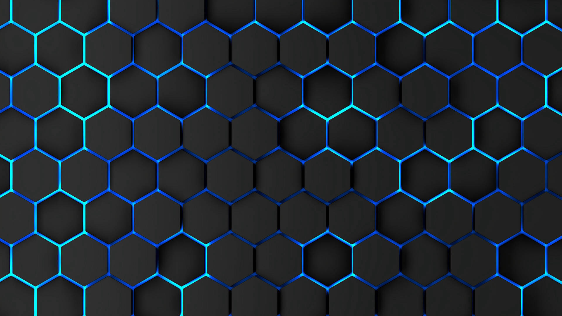 Honeycomb Blue Lining Background