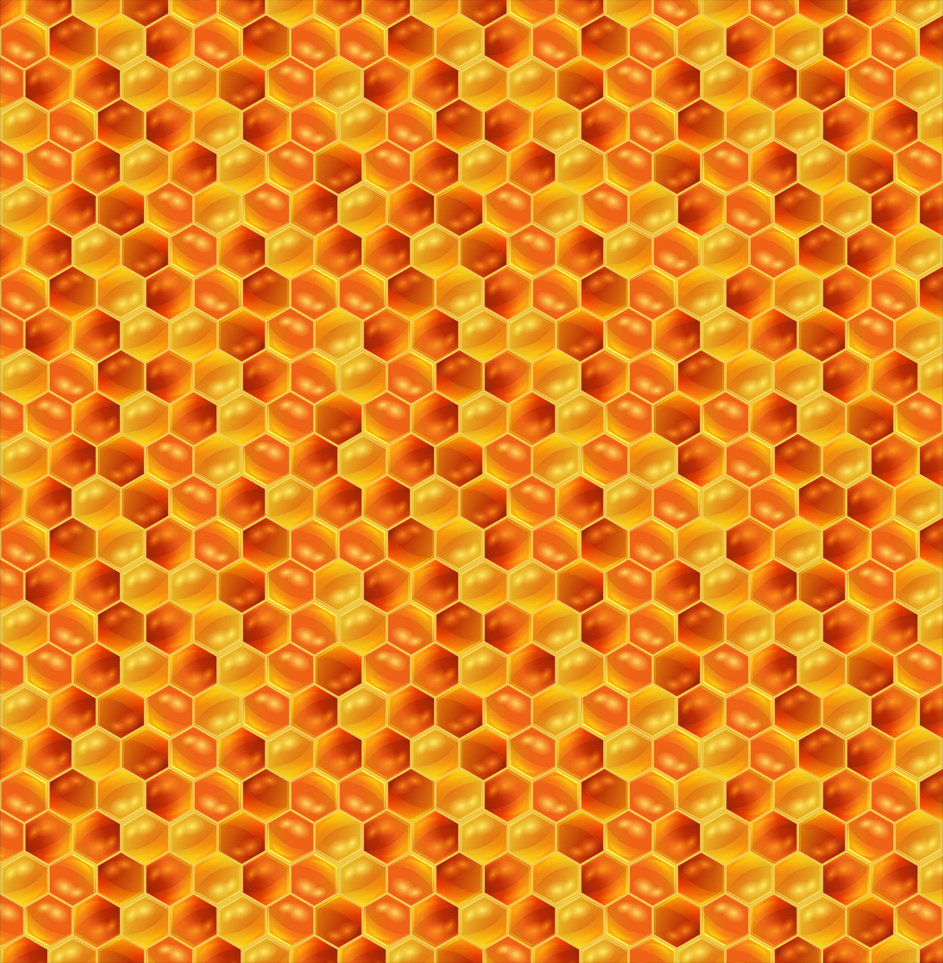 Honeycomb Digital Art Background
