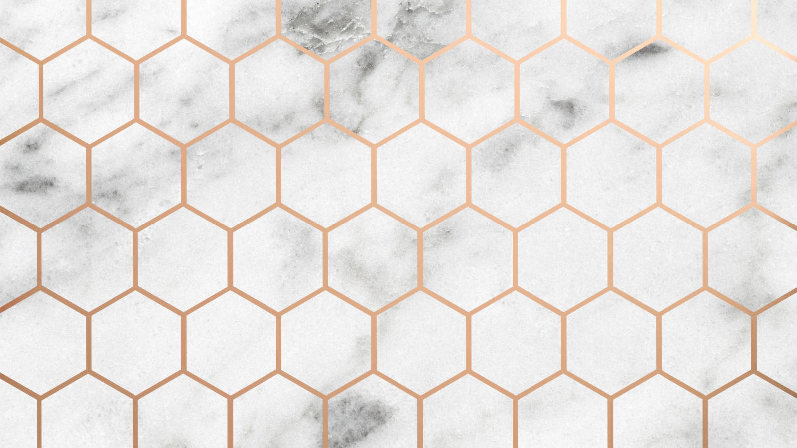 Honeycomb Gold Marble Background