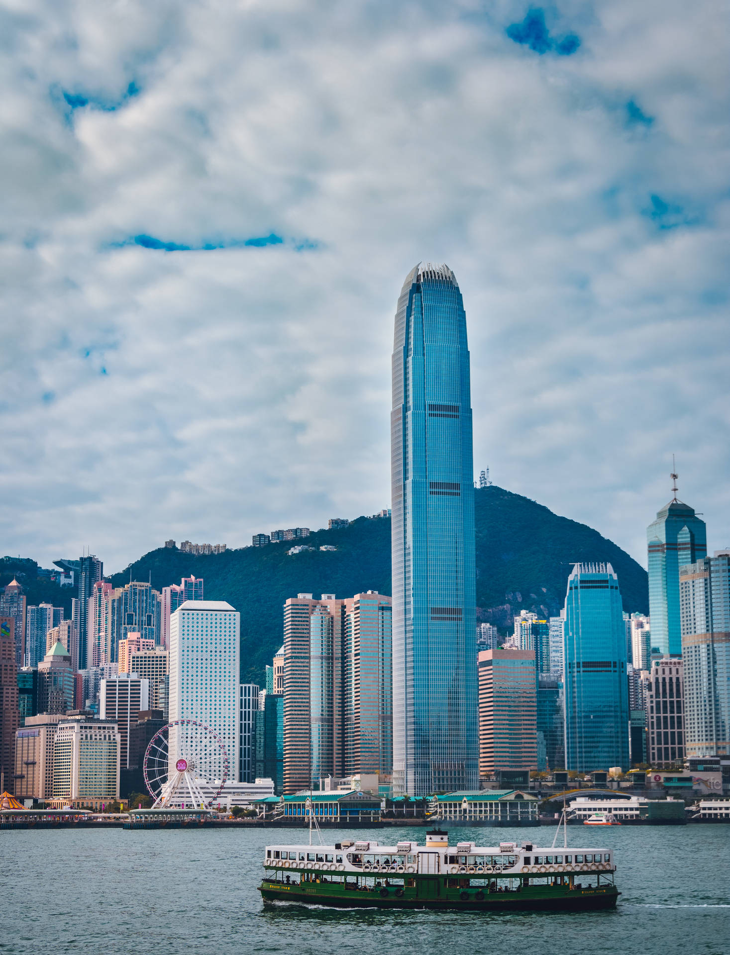 Hong Kong Island Cruise Background