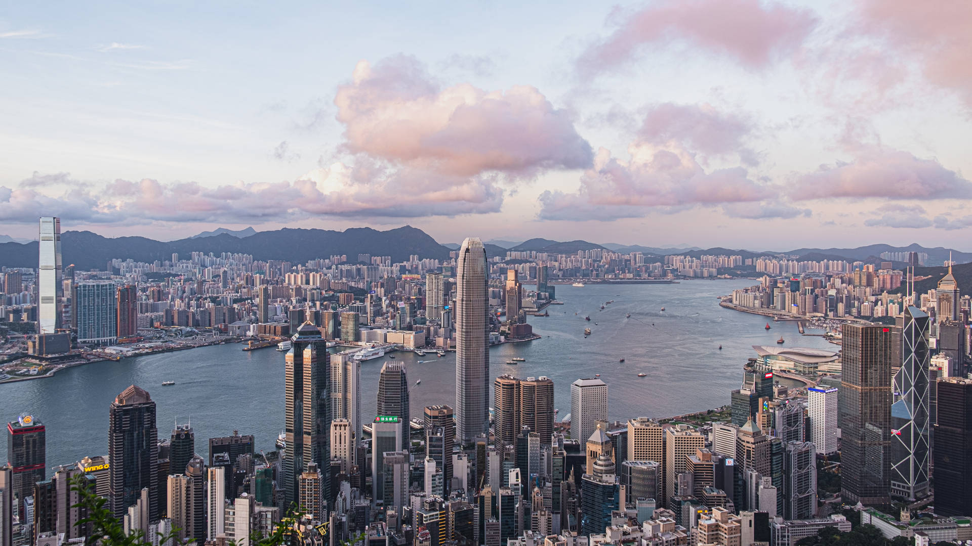 Hong Kong Victoria Peak Background