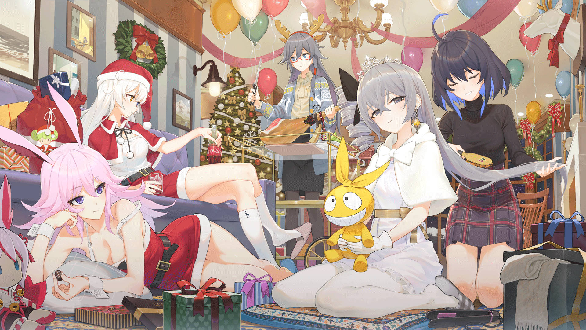 Honkai Impact Christmas Celebration Background