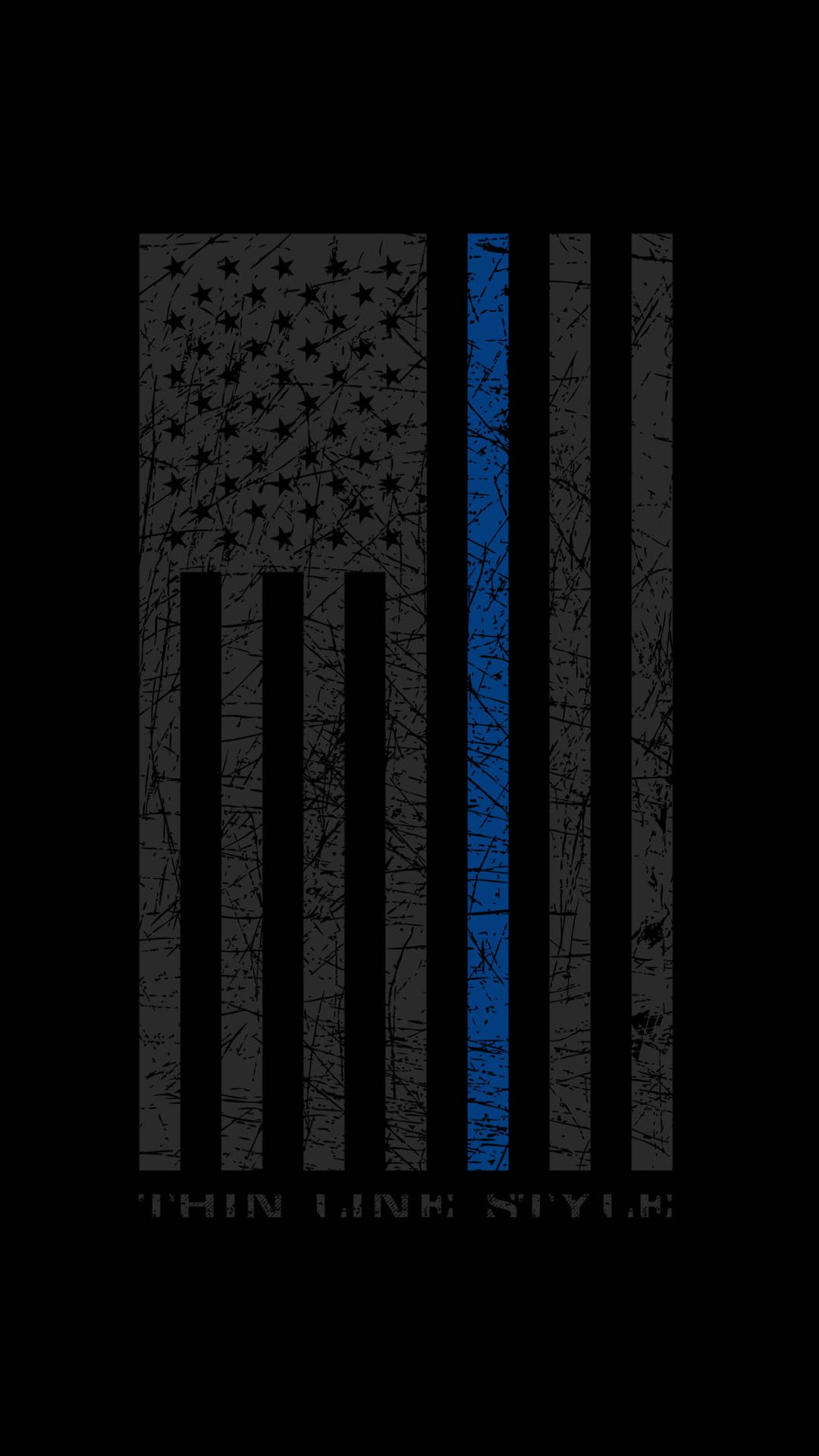 Honor And Respect The Thin Blue Line Background