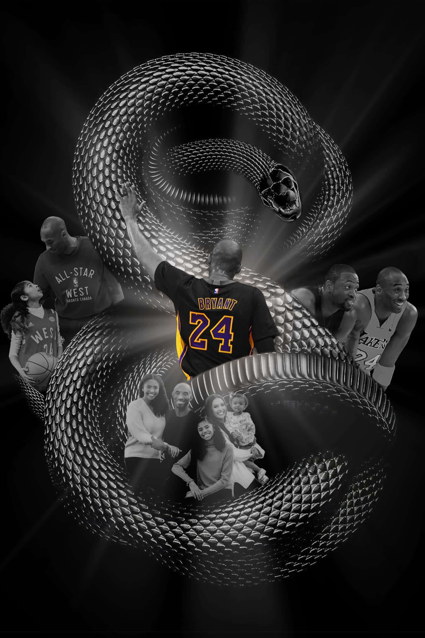 Honor The Legacy Of Kobe Bryant With The Mamba Mentality Background
