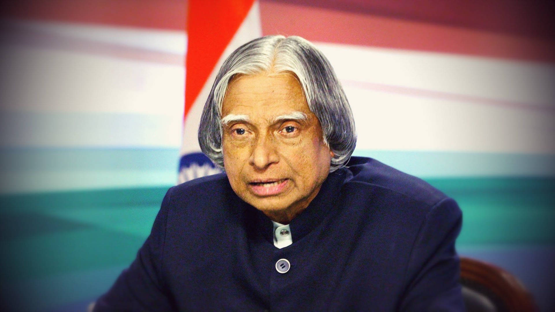 Honorable 11th President Of India, Dr. A.p.j Abdul Kalam In High Definition Background