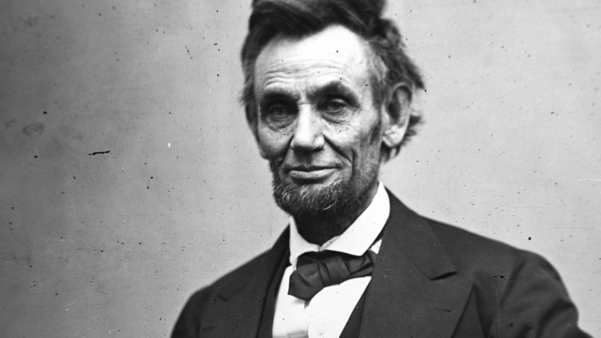 Honorable Abraham Lincoln In Historic Portrait Background