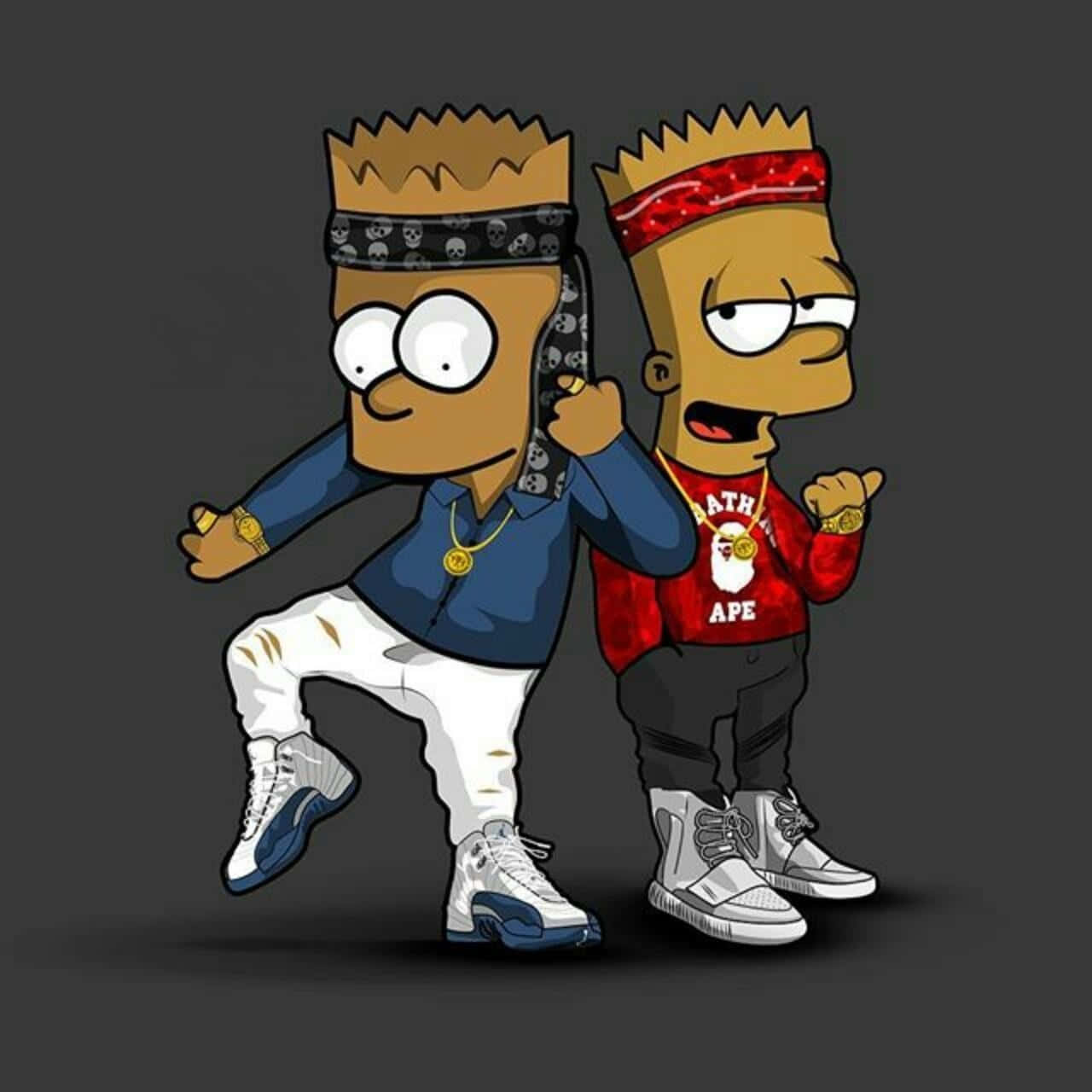 Hood Cartoon The Simpsons Background