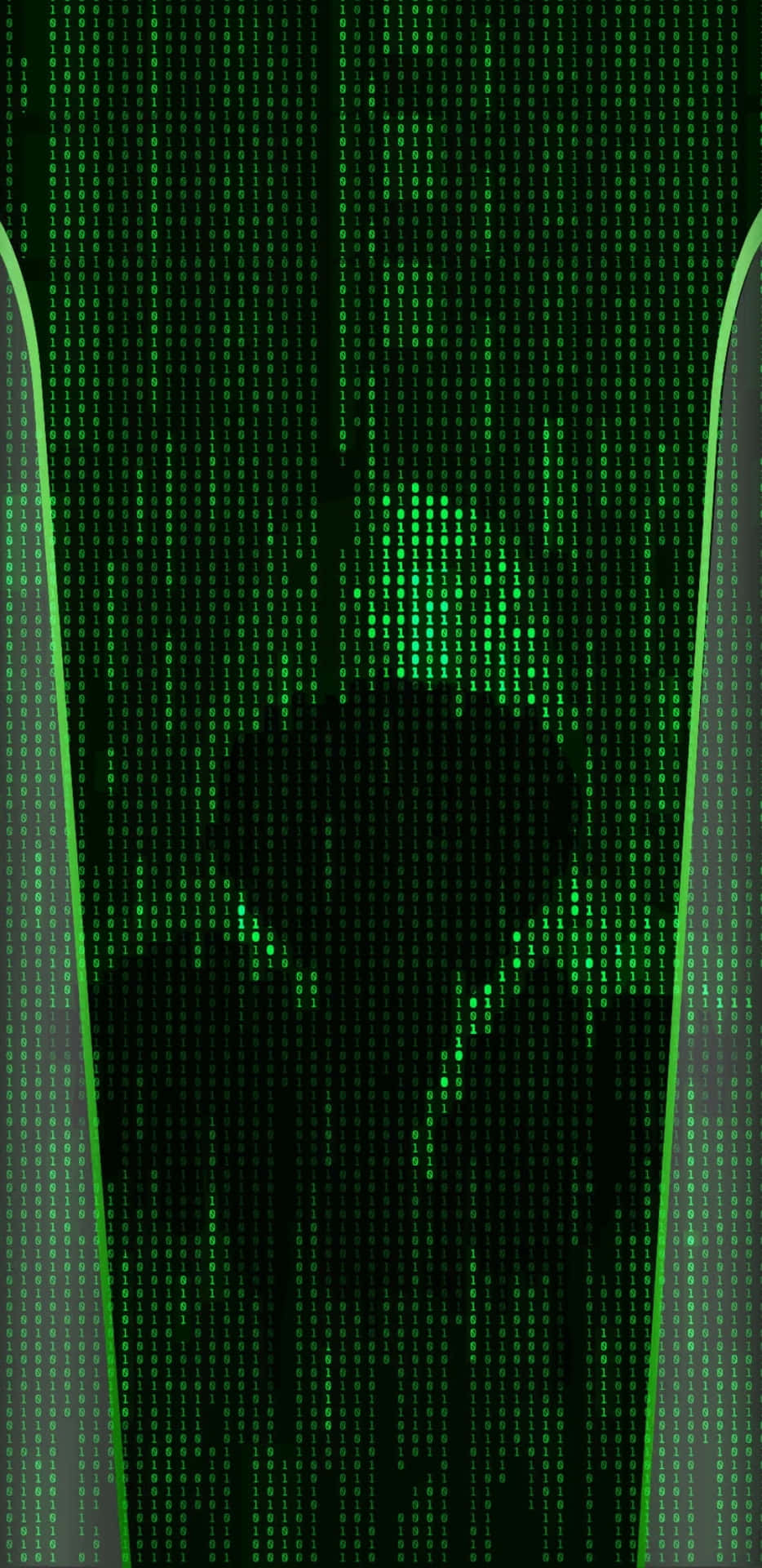 Hooded Man Code Iphone Background