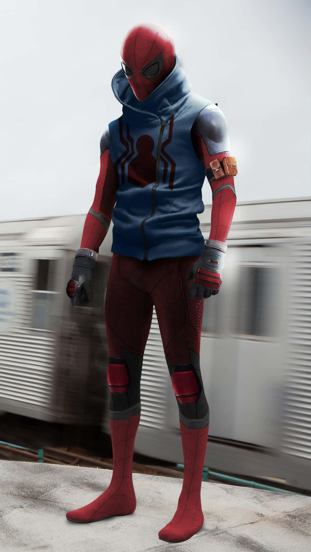 Hoodie Spider Man Pfp Background