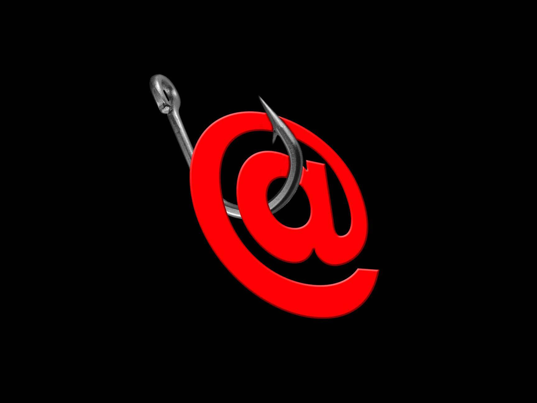 Hooked Email Symbol Background