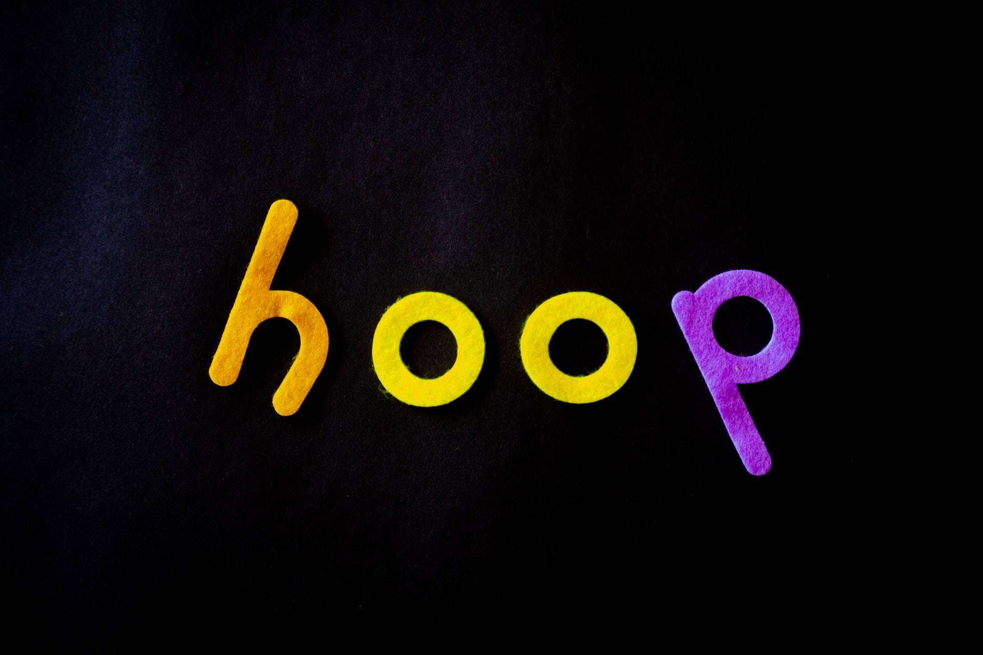 Hoop Text Facebook Cover Background
