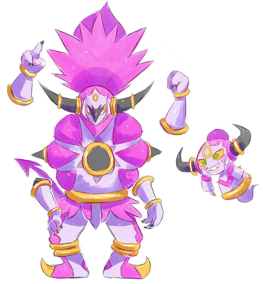 Hoopa Fanart Background