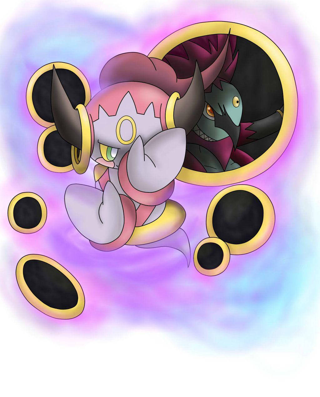 Hoopa Pastel Art