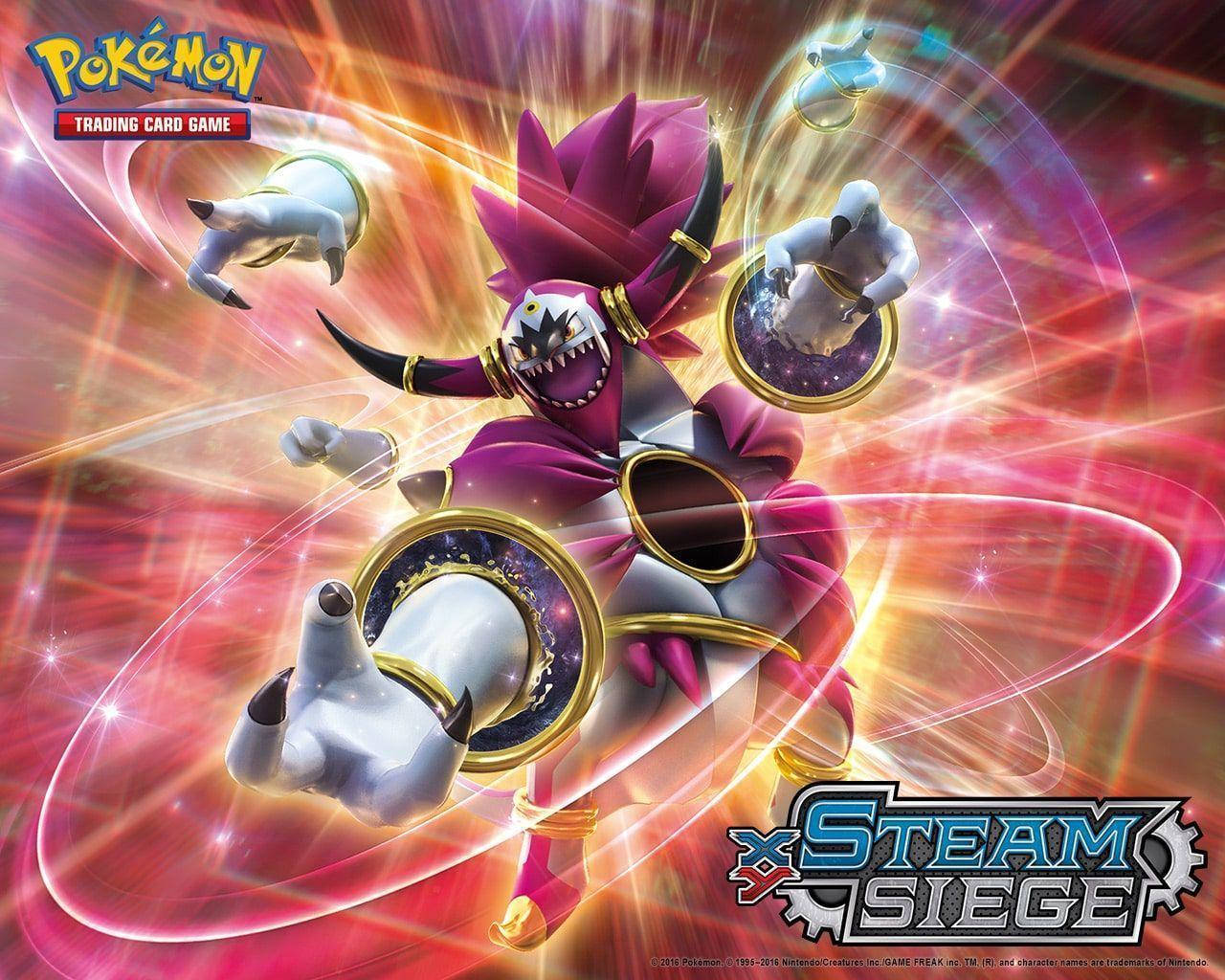 Hoopa Unleashing Power - Pokémon Tcg Art Background