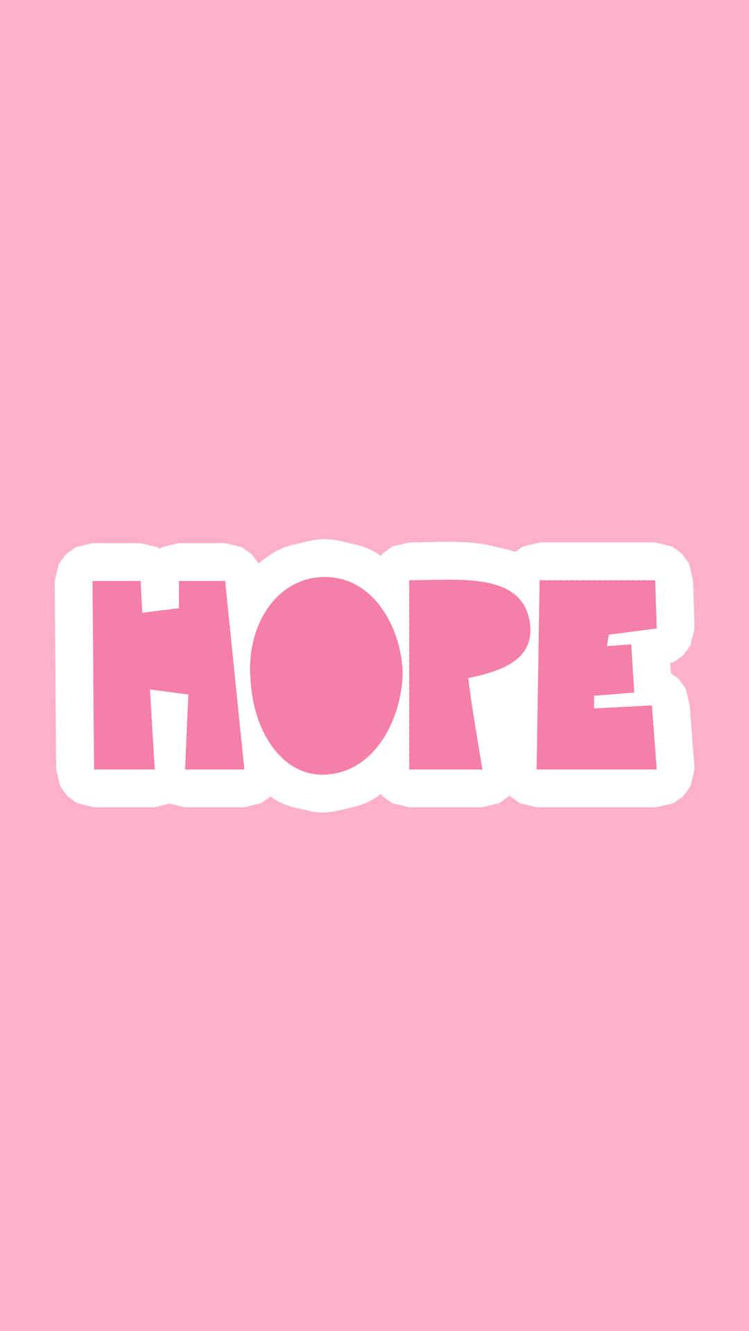 Hope In Pink Backdrop