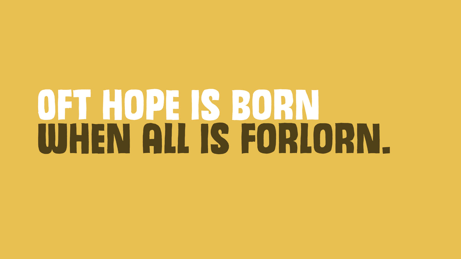 Hope Is Born