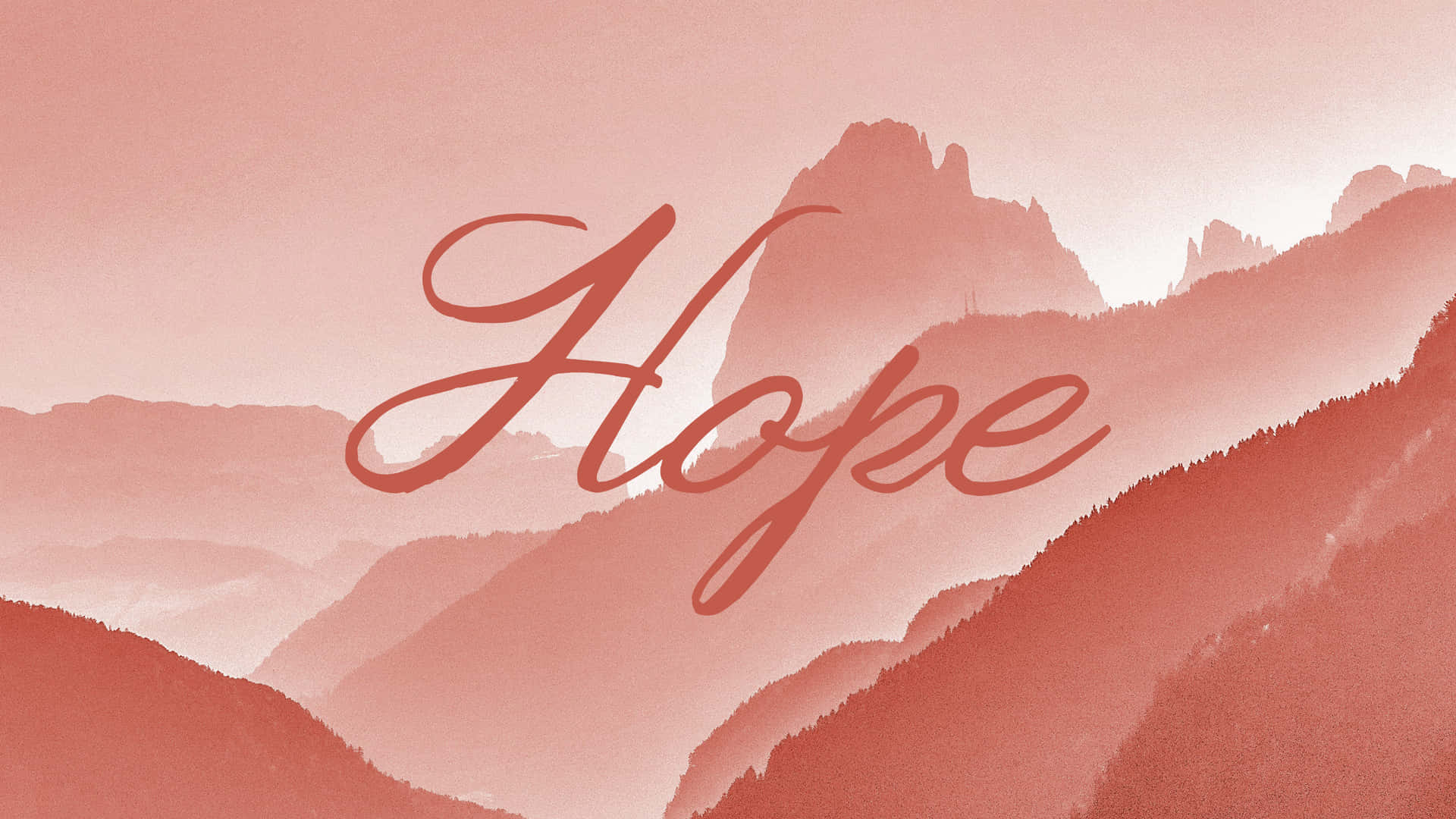 Hope Mountainous Background Background