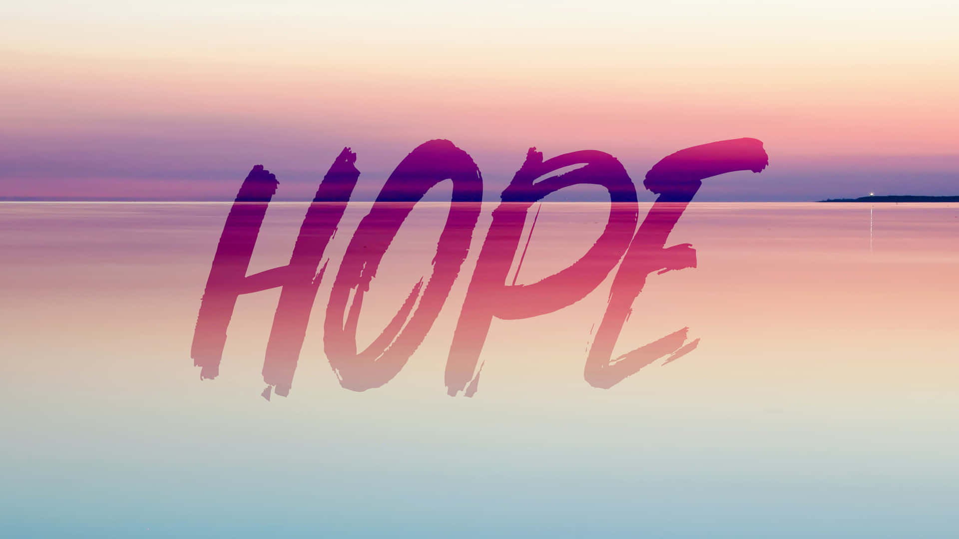 Hope Purple Aesthetic Background