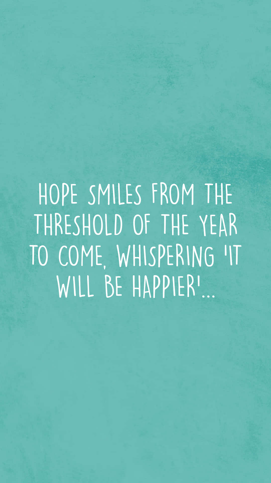 Hope Quote In Light Green Background