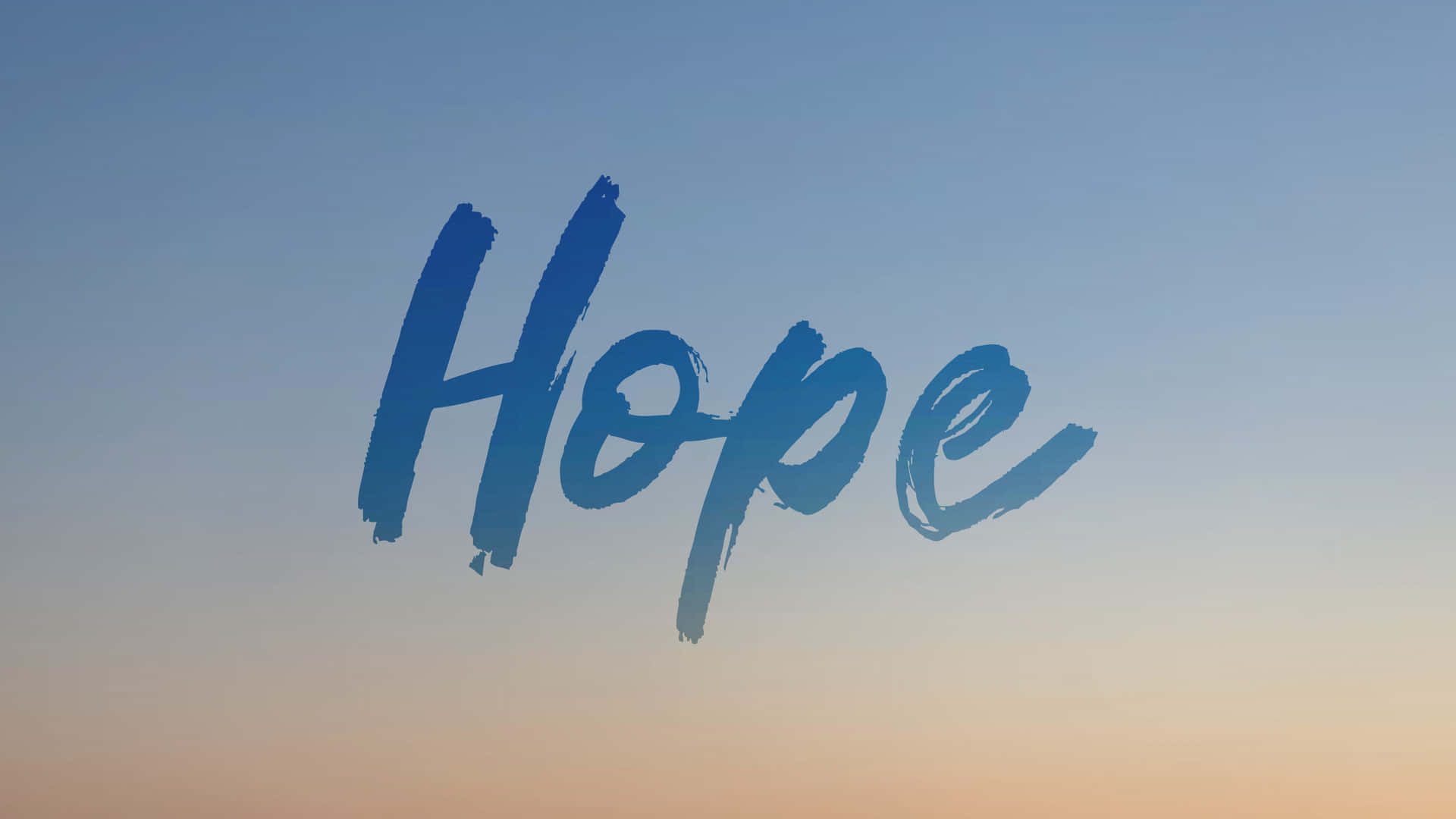 Hope Word Art Ombre Background Background