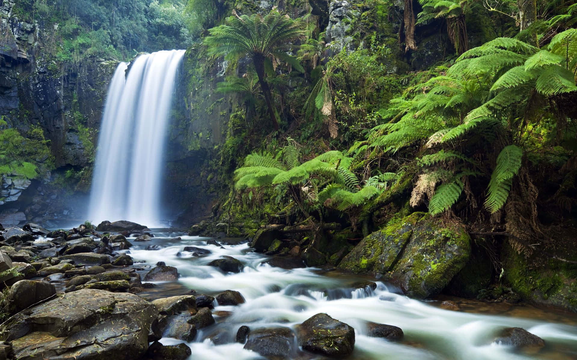 Hopetoun Falls Australia Waterfall Desktop