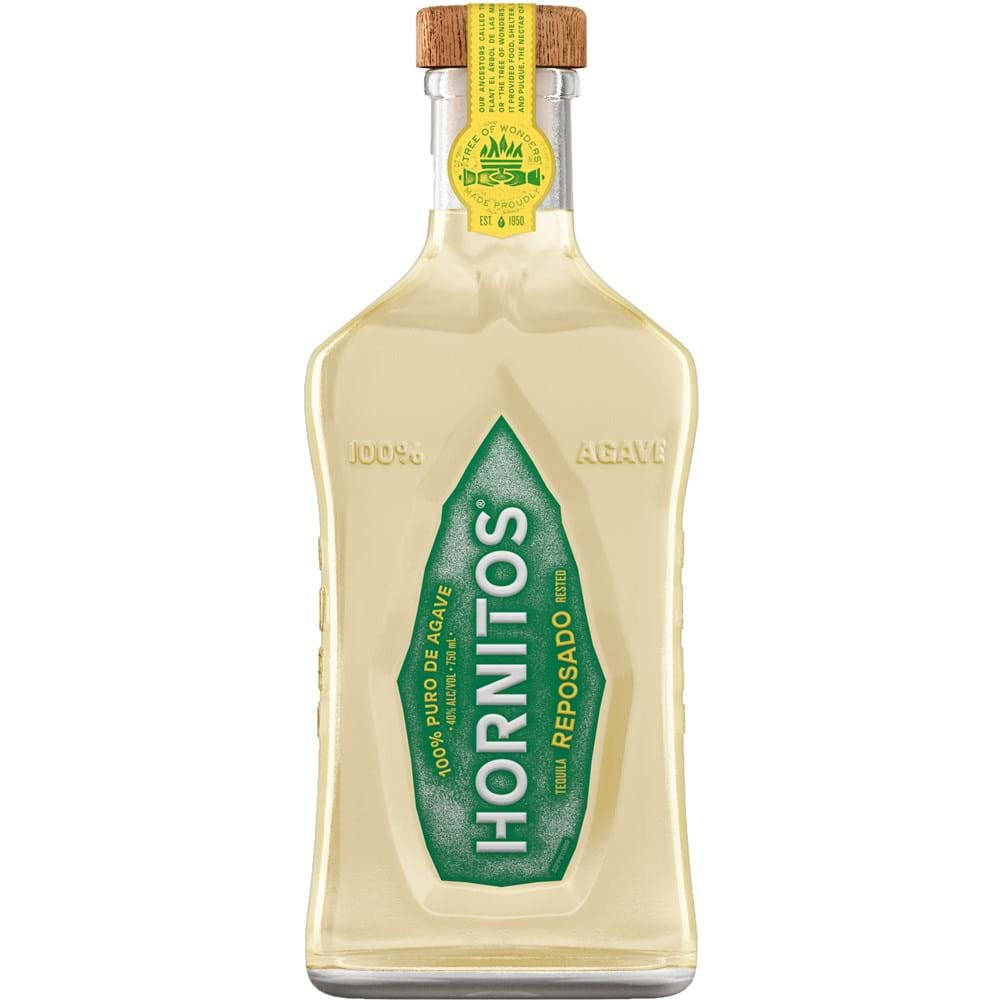 Hornitos Tequila Anejo On White