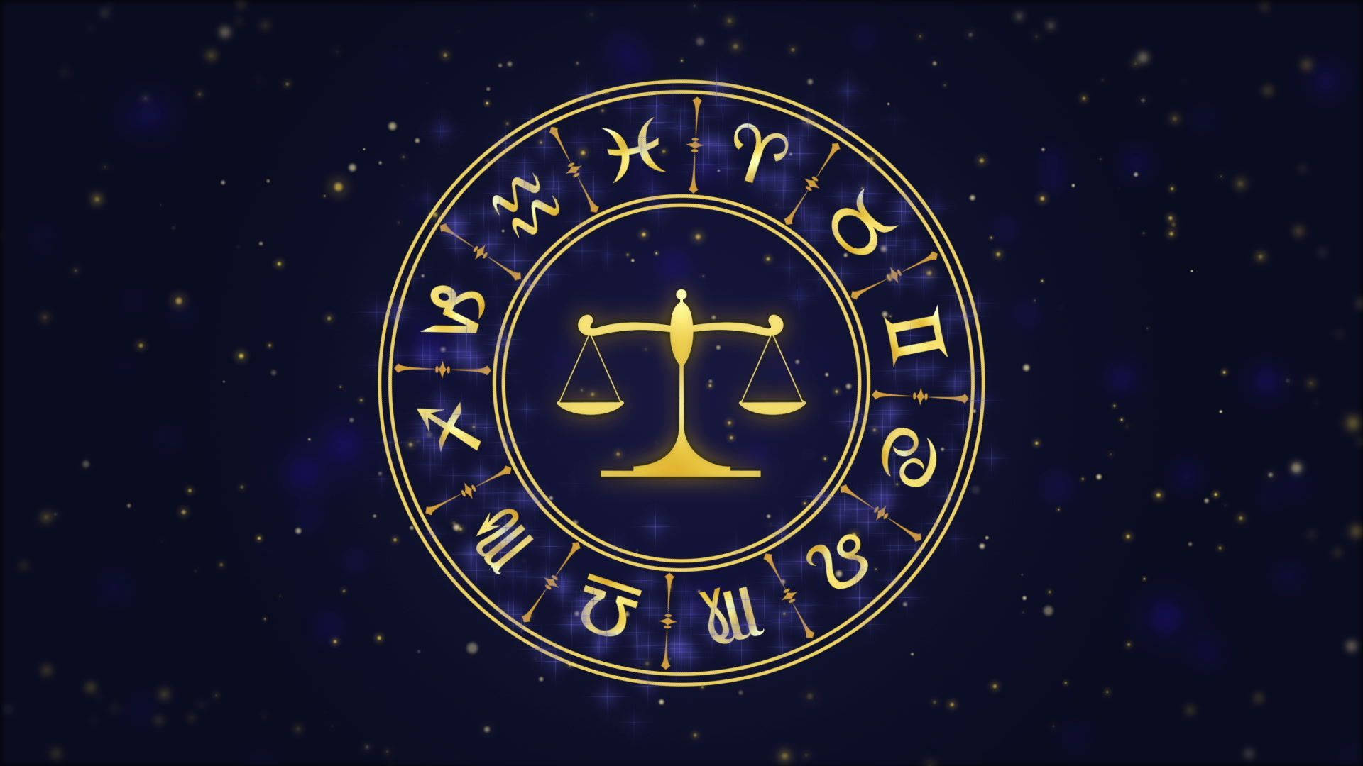 Horoscope Chart Wheel Libra Background