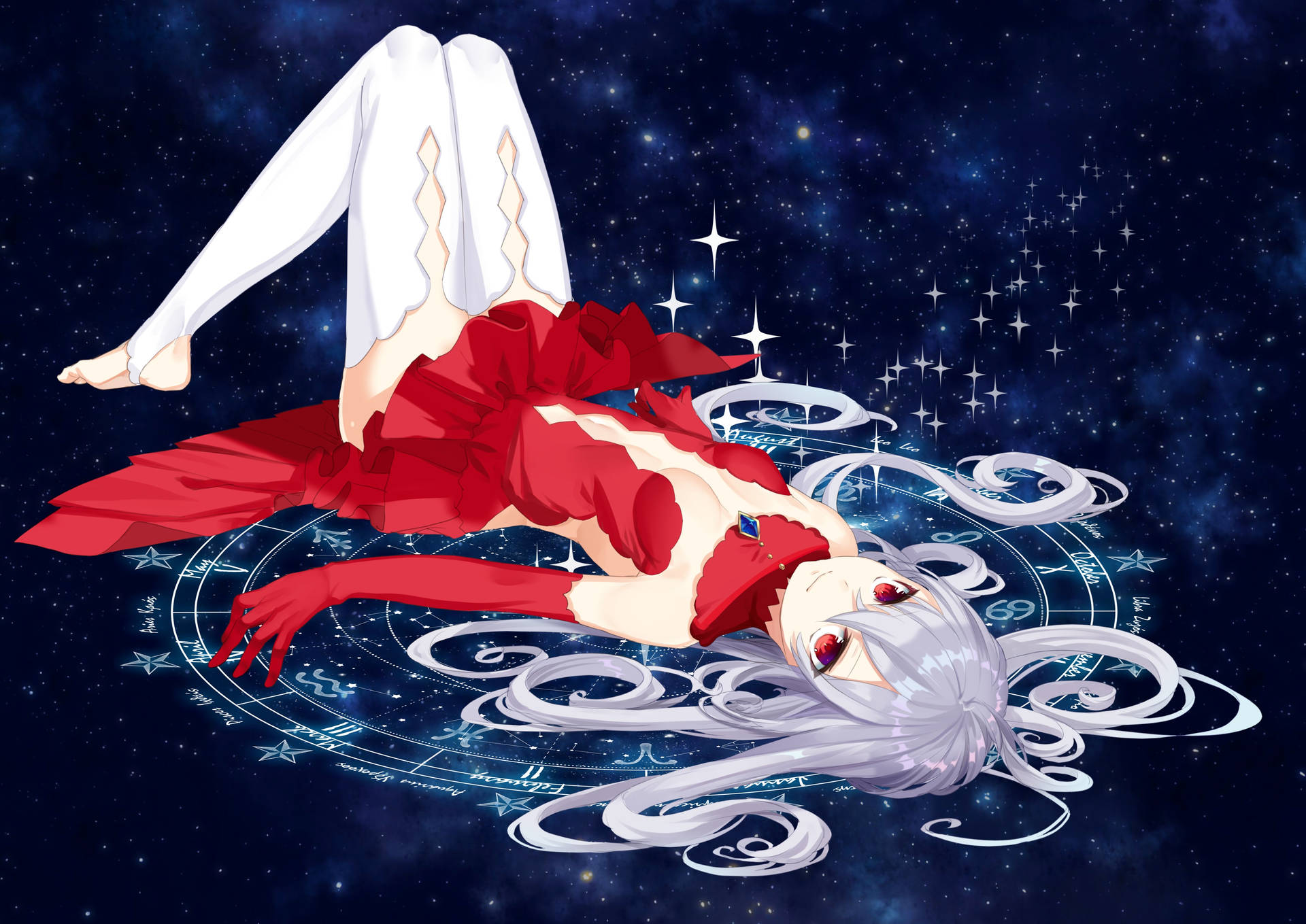 Horoscope Reader Anime Background