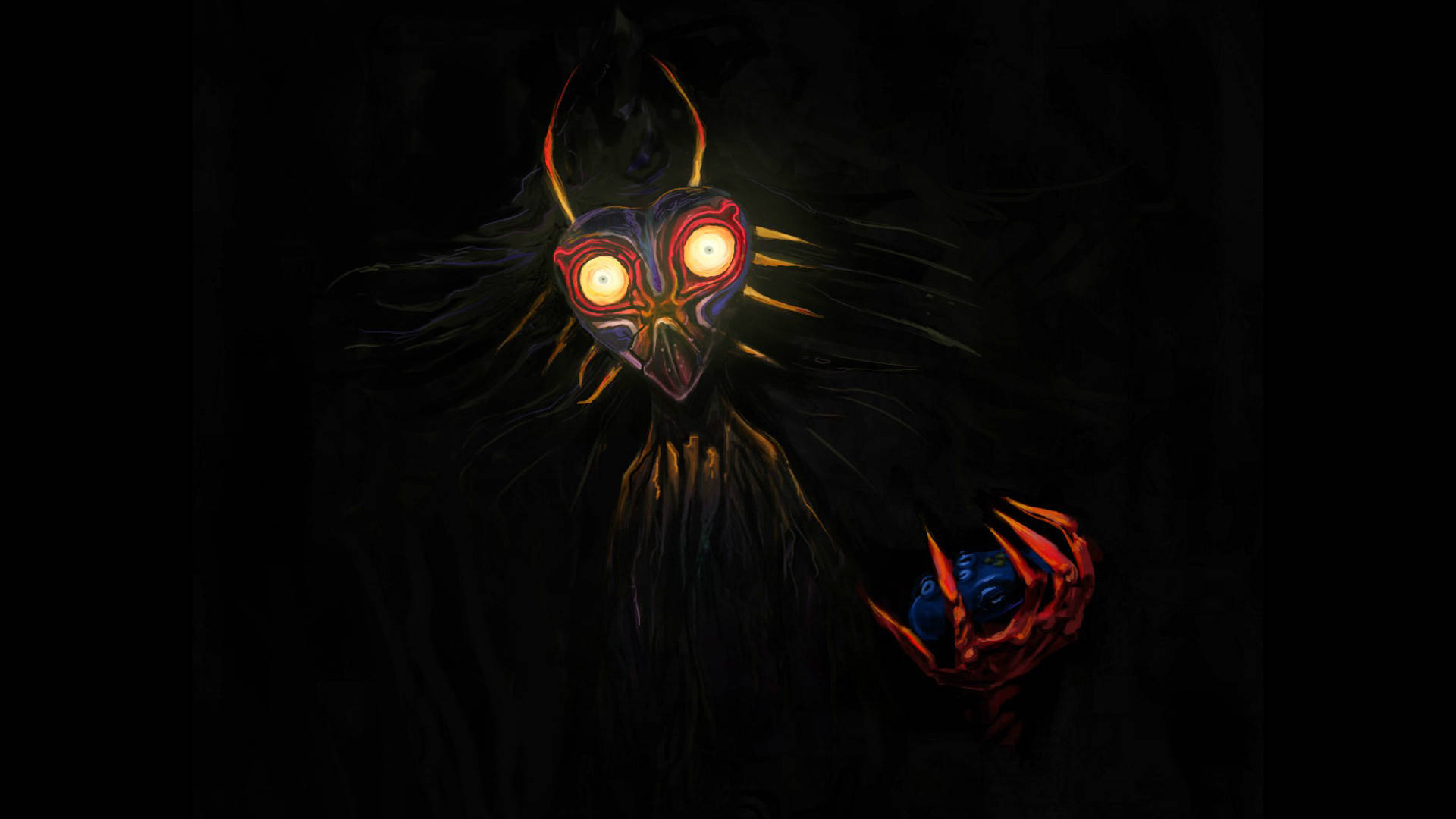 Horrific Glowing Eye Majora's Mask Background
