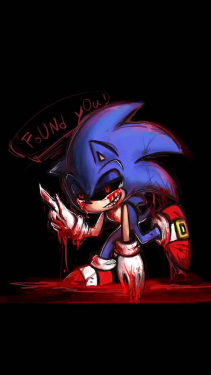 Horrifyingly Chilling Sonic Exe Emerges From The Shadows Background