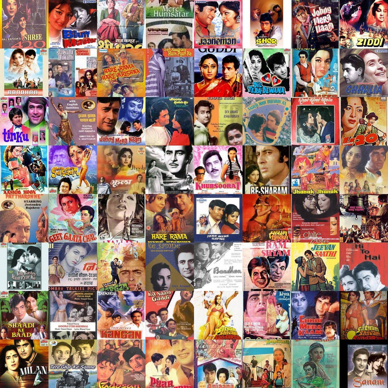 Horror Movie Collage Bollywood Background