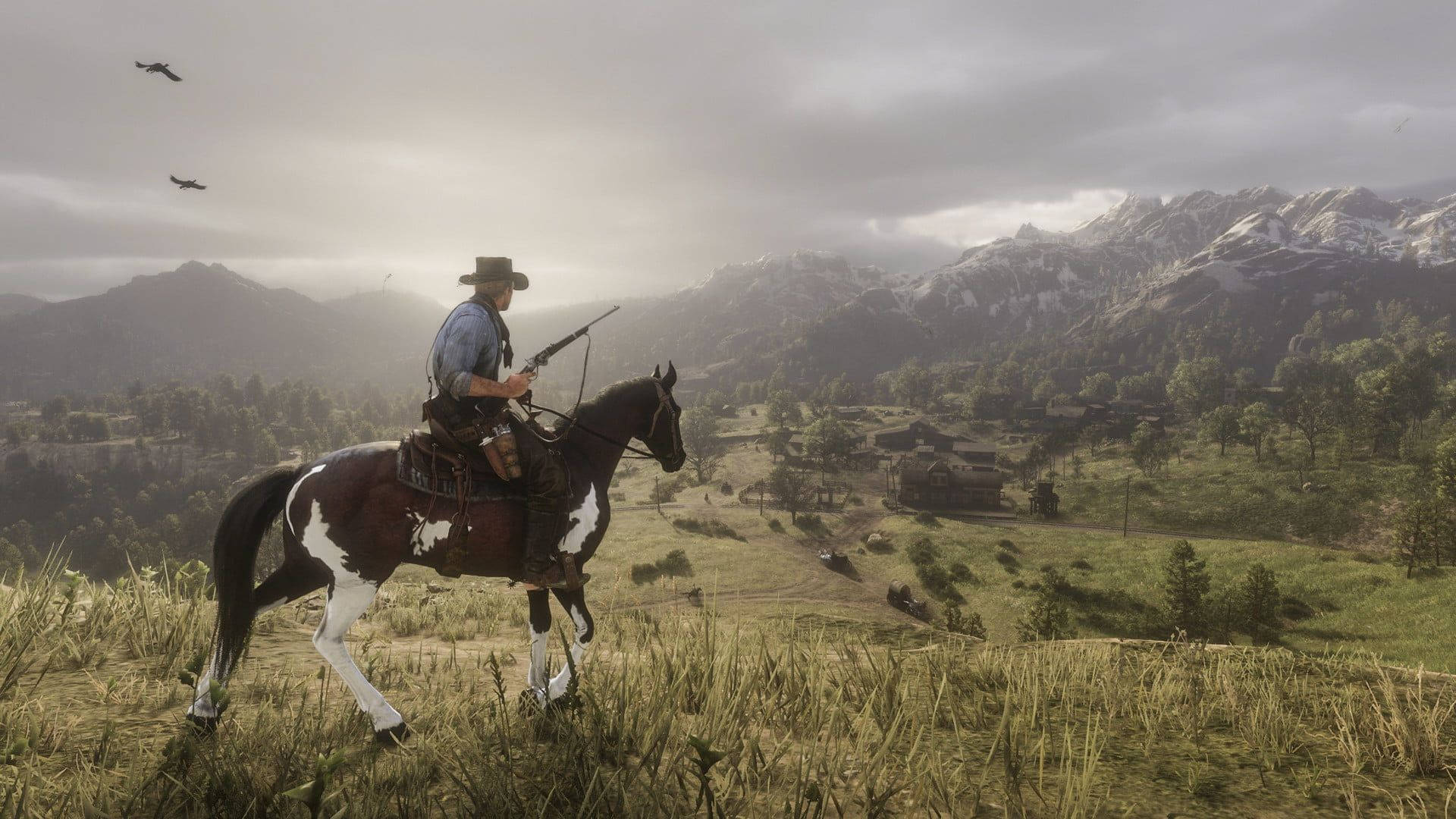 Horse Red Dead Redemption 2 Grass Field