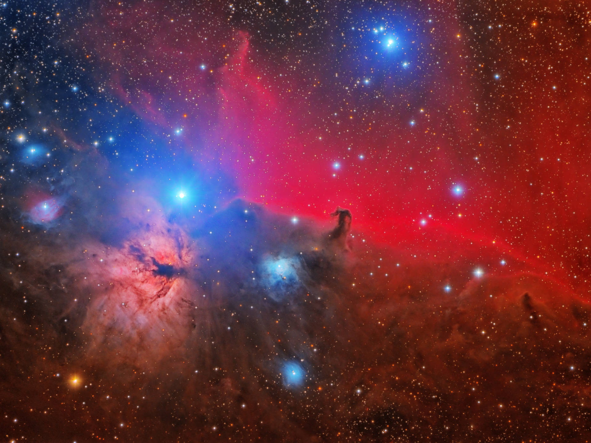 Horsehead Nebula Aesthetic Galaxy Background