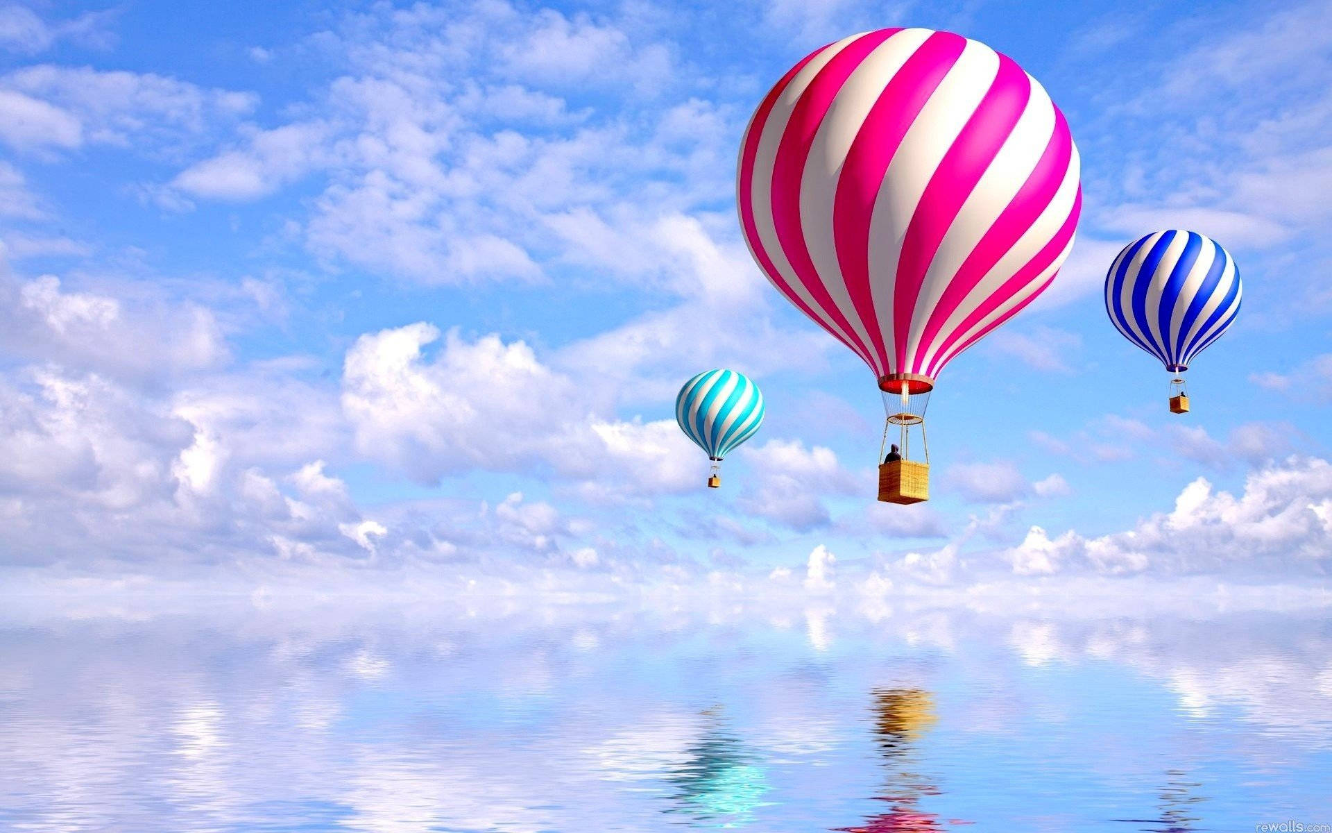 Hot Air Balloons Unique Hd Background