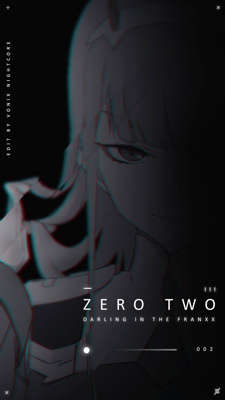 Hot And Dark Zero Two Phone Background