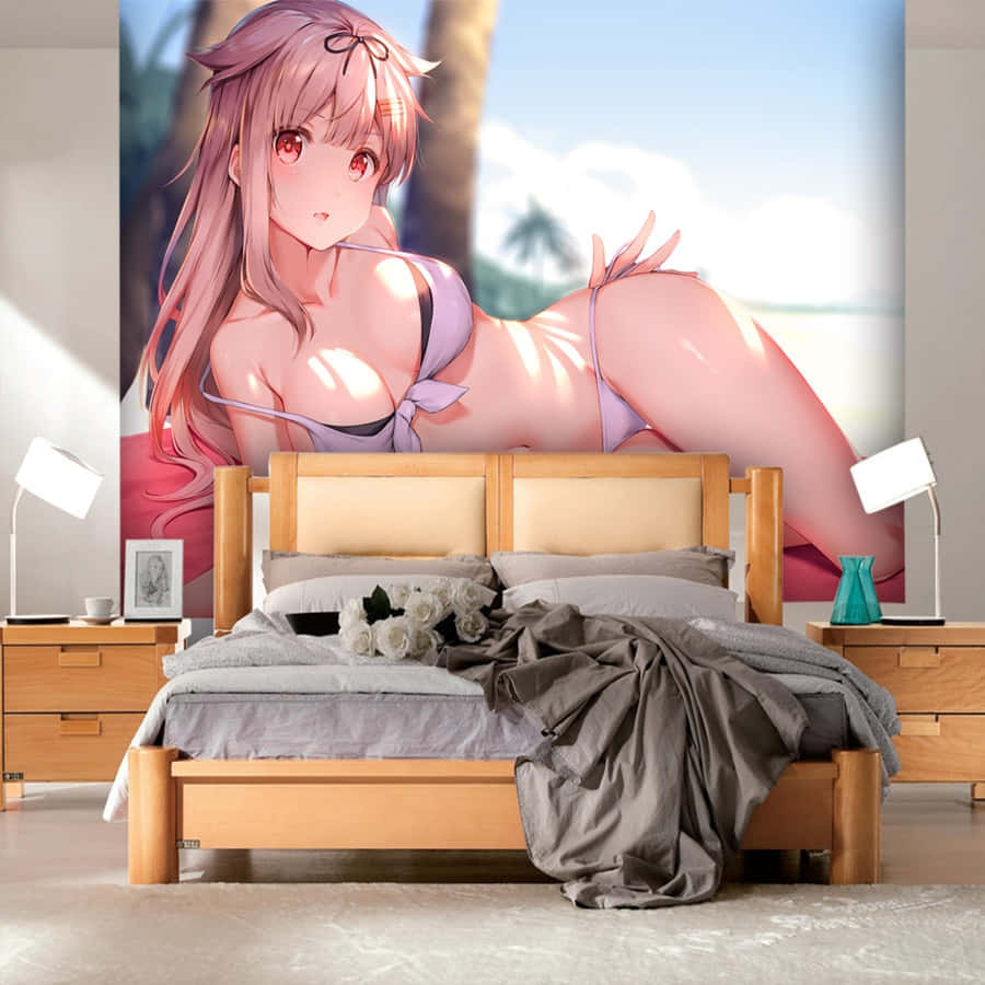 Hot Anime Girl Astolfo Bikini Poster
