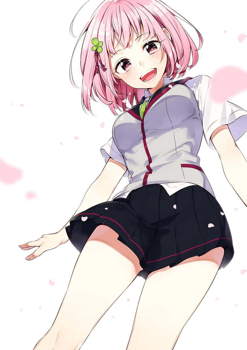 Hot Anime Girl Pink Hair
