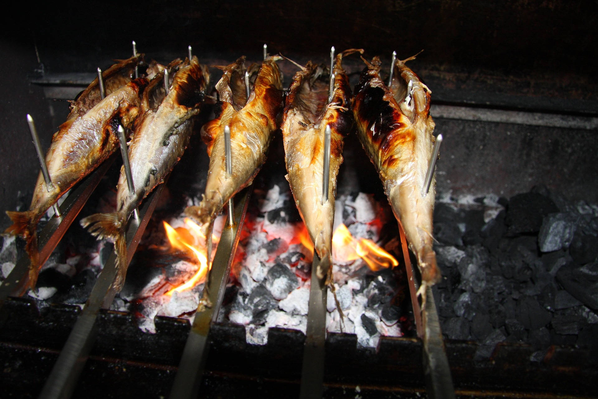 Hot Grill Barbeque Mackerel