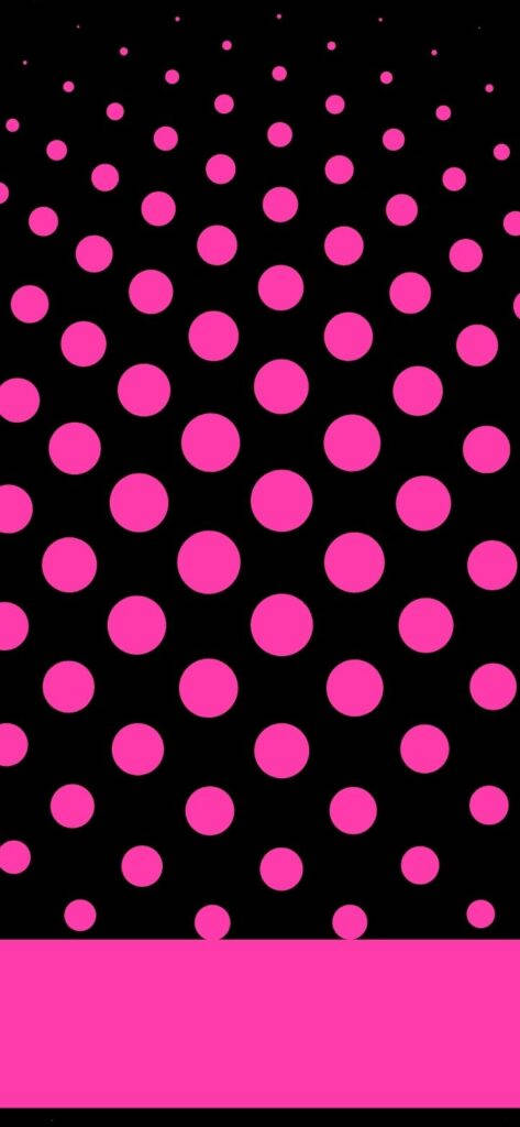 Hot Pink Aesthetic Dots Background