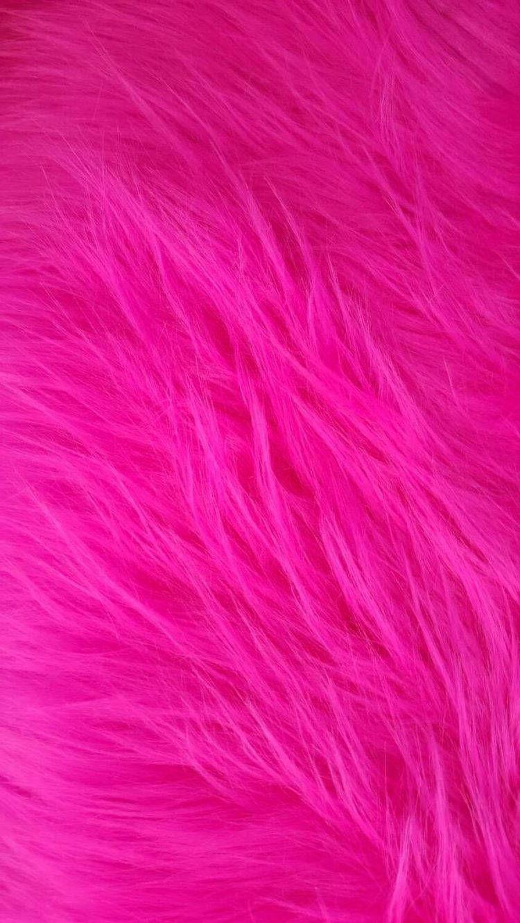 Hot Pink Aesthetic Fur Background