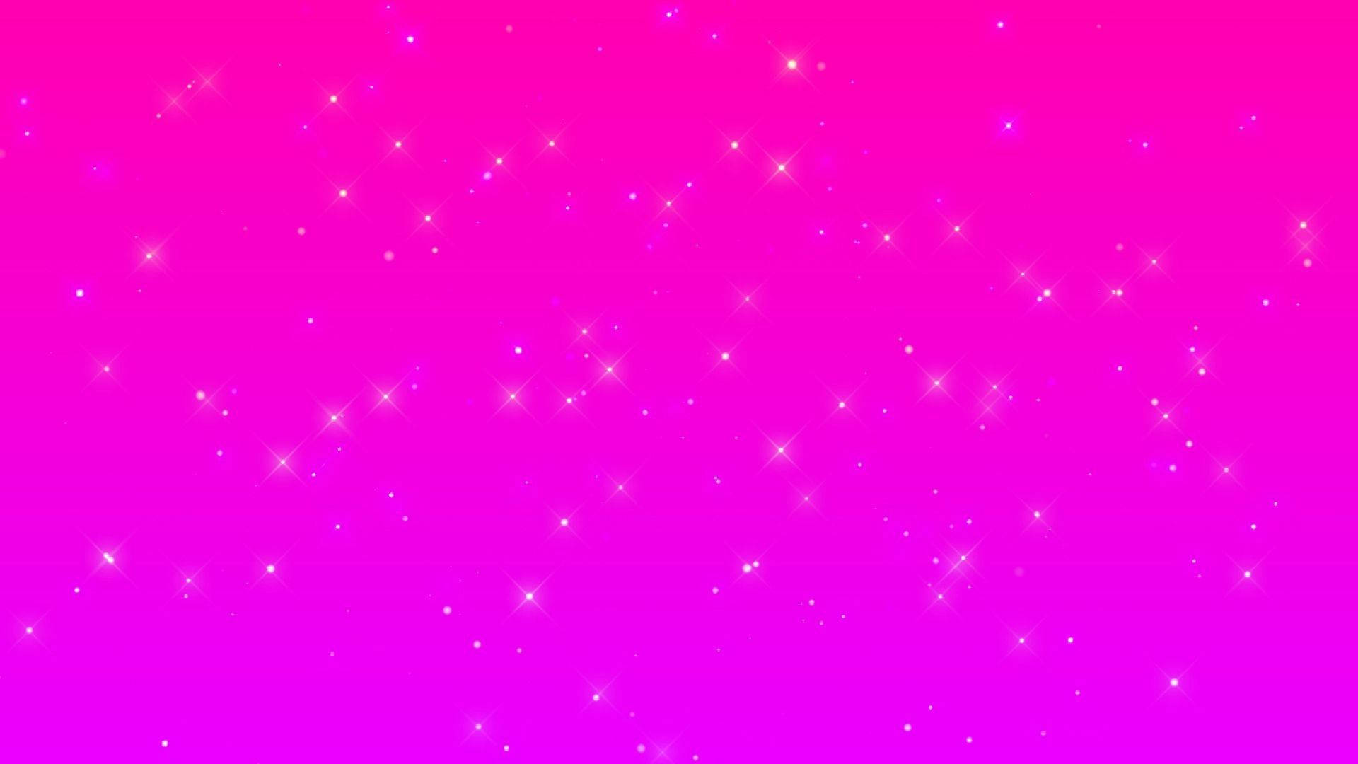 Hot Pink Gradient Starry Sky