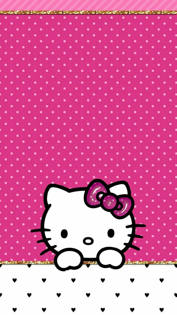 Hot Pink Hello Kitty Background