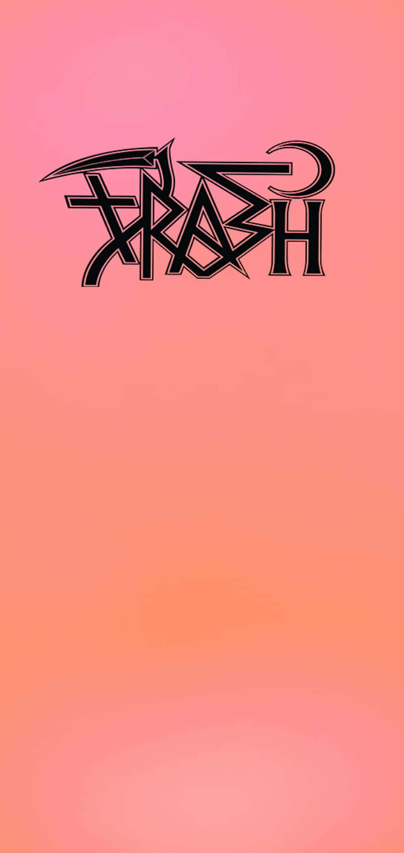 Hot Pink Trash Gang Logo Background