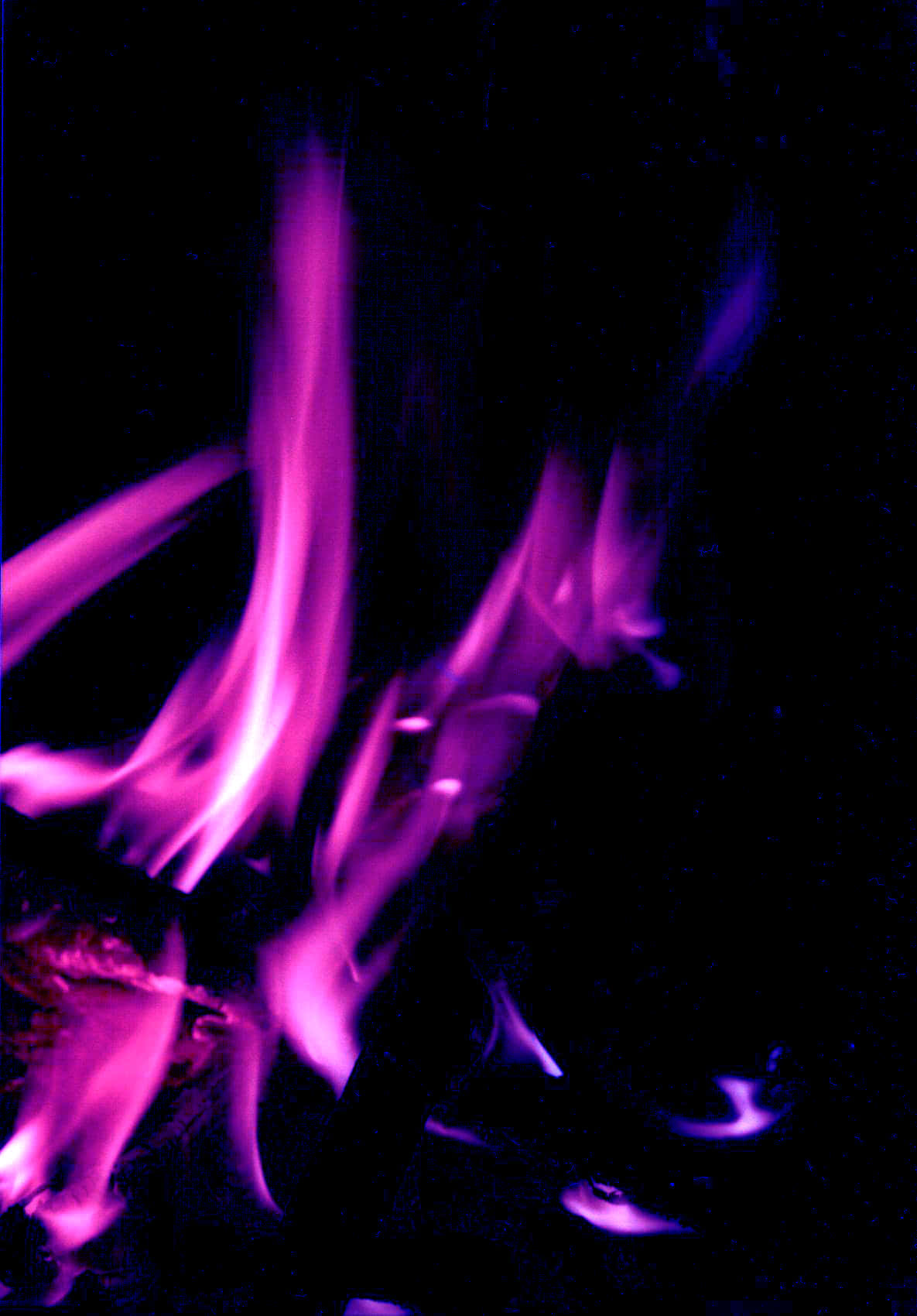 Hot & Vibrant Pink Flames Background