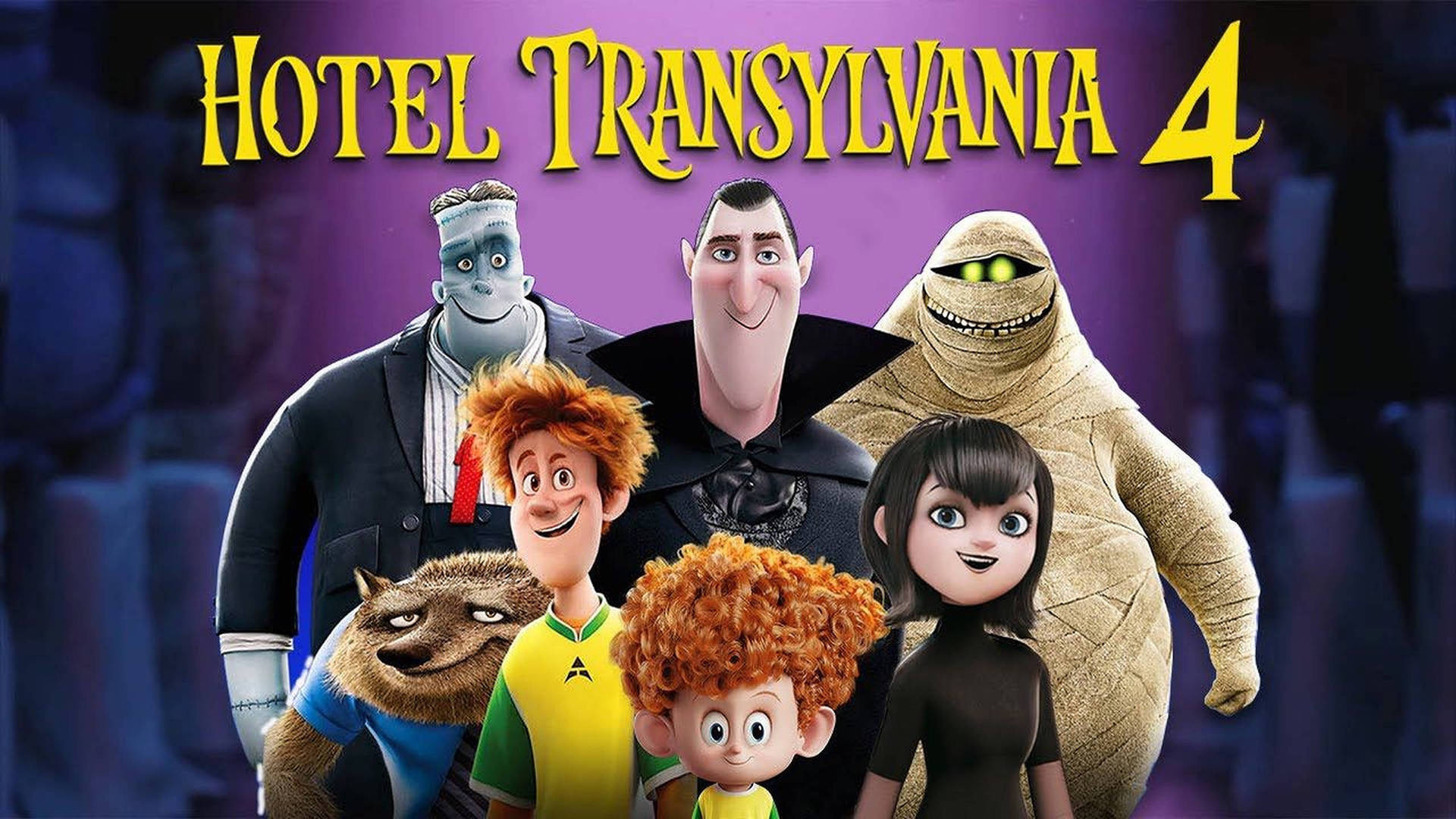 Hotel Transylvania 4 Movie Poster Background